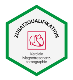 Siegel über die Zusatzqualifikation der Deutschen Gesellschaft für Kardiologie – Herz- und Kreislaufforschung e.V. für die Kardiale Magnetresonanztomographie