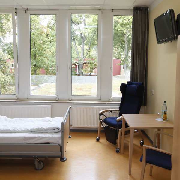 Patientenzimmer Palliativstation