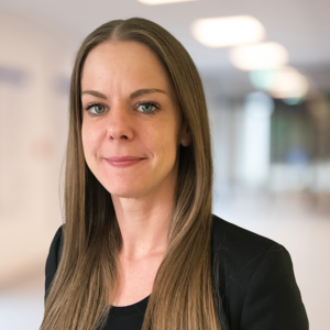 Porträtfoto Melanie De Clerque, Sekretariat Senologie am Sana Klinikum Gerresheim 
