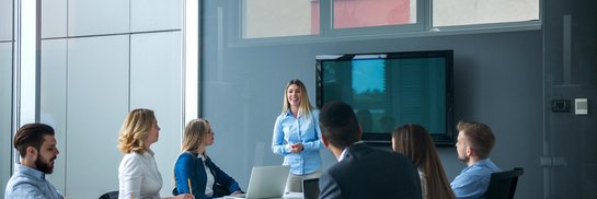 Besprechung im Büro