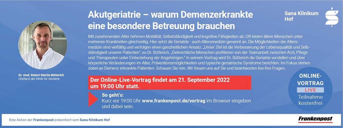 Anzeige Onlinevortrag